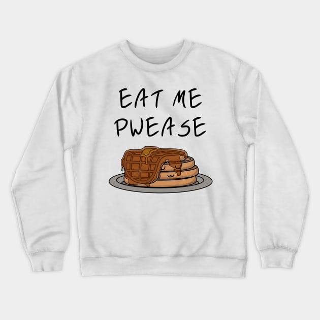 Waffle UWU Crewneck Sweatshirt by slvrhwks